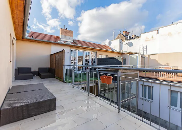 Apartament Modern Floor With A Terrace Budapeszt